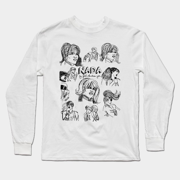 Sketchy Long Sleeve T-Shirt by GirlWhoDrewYou